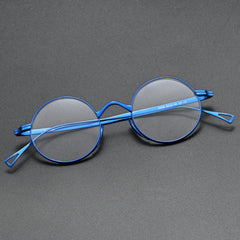 Monroe Titanium Round Glasses Frame