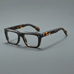 Sutton Retro Rectangle Acetate Glasses Frame