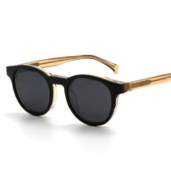 Burton Acetate Alloy Glasses Frame With Magnetic Sunglasses Clips