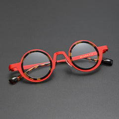 Jago Titanium Acetate Round Glasses Frame