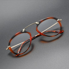 Laver Retro Aviator Acetate Glasses Frame