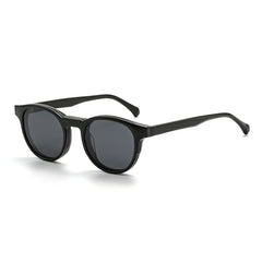 Burton Acetate Alloy Glasses Frame With Magnetic Sunglasses Clips