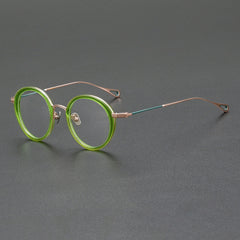 Flynn Acetate Titanium Glasses Frame