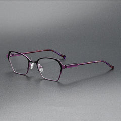 Burhan Vintage Alloy Eyeglasses Frame