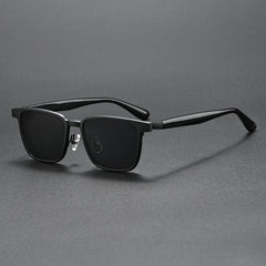 Gavi Acetate Alloy Glasses Frame With Magnetic Sunglasses Clips