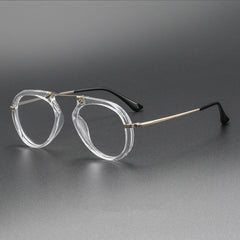 Laver Retro Aviator Acetate Glasses Frame