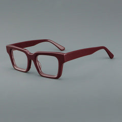 Lews Vintage Square Acetate Glasses Frame