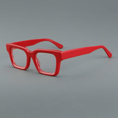 Lews Vintage Square Acetate Glasses Frame