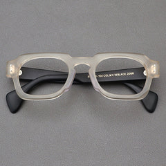 Rotonya Acetate Retro Square Glasses Frame