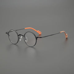 Nardo Titanium Round Glasses Frame