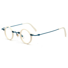 Tatsuo Retro Small Round Acetate Eyeglasses