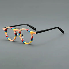Ron Retro Round Acetate Glasses Frame