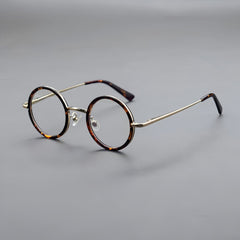Boney Round Titanium Eyeglasses Frame