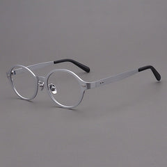 Luther Round Classic Titanium Glasses Frame