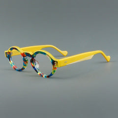 Jerry Vintage Acetate Round Glasses Frame