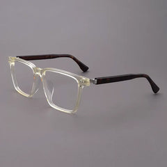Amos Acetate Retro Square Optical Glasses Frame