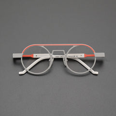 Naldo Pilot Titanium Glasses Frame