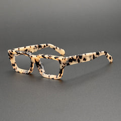 Shan Retro Rectangle Acetate Glasses Frame
