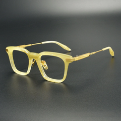 Lidia Vintage Acetate Titanium Glasses Frame