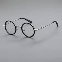 Boney Round Titanium Eyeglasses Frame