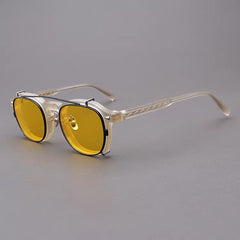 Dempsey Glasses Frame With Polarized Sunglasses Clips