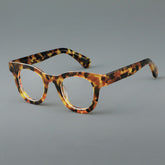 Wen Acetate Oval Retro Glasses Frame