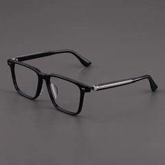 Amos Acetate Retro Square Optical Glasses Frame