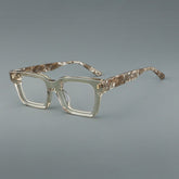 William Retro Rectangle Acetate Glasses Frame