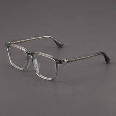 Amos Acetate Retro Square Optical Glasses Frame