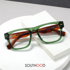 Steen Vintage Square Acetate Glasses Frame