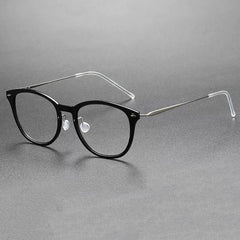 Augusta Ultra light Titanium Geometric Glasses Frame