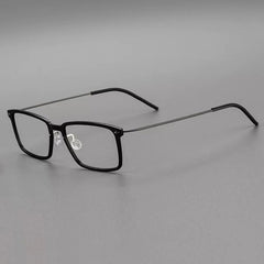 Ismail Ultra light Titanium Geometric Glasses Frame