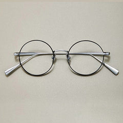 Mel Round Titanium Eyeglasses Frame