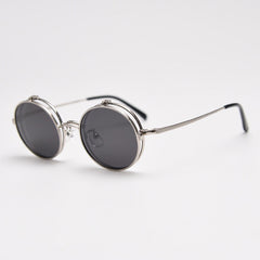 Aston Alloy Retro Round Glasses Frame