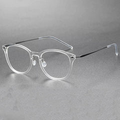 Augusta Ultra light Titanium Geometric Glasses Frame