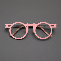 Dell Titanium Round Glasses Frame