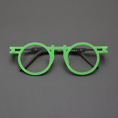 Dell Titanium Round Glasses Frame