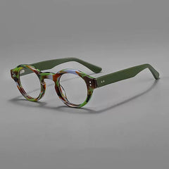 Jade Retro Round Acetate Optical Frame