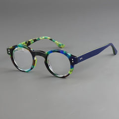 Jade Retro Round Acetate Optical Frame