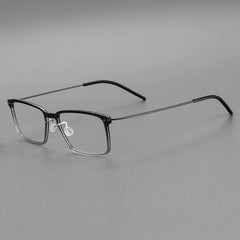 Ismail Ultra light Titanium Geometric Glasses Frame