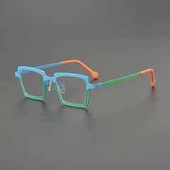 Fish Square Ultralight Titanium Glasses Frame