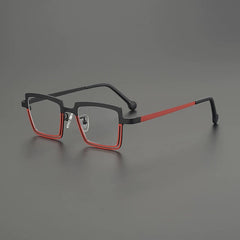 Fish Square Ultralight Titanium Glasses Frame