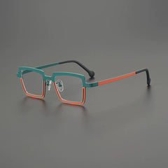 Fish Square Ultralight Titanium Glasses Frame