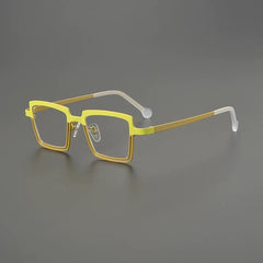 Fish Square Ultralight Titanium Glasses Frame
