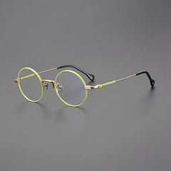 Kady Round Titanium Eyeglasses Frame