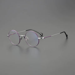 Kady Round Titanium Eyeglasses Frame