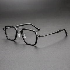 Majeed Retro Aviator Acetate Glasses Frame