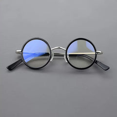 Boney Round Titanium Eyeglasses Frame