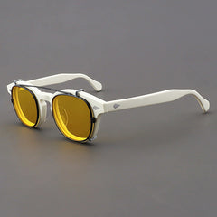 Ted Acetate Glasses Frame With sunglasses Clips