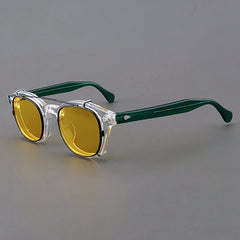 Ted Acetate Glasses Frame With sunglasses Clips